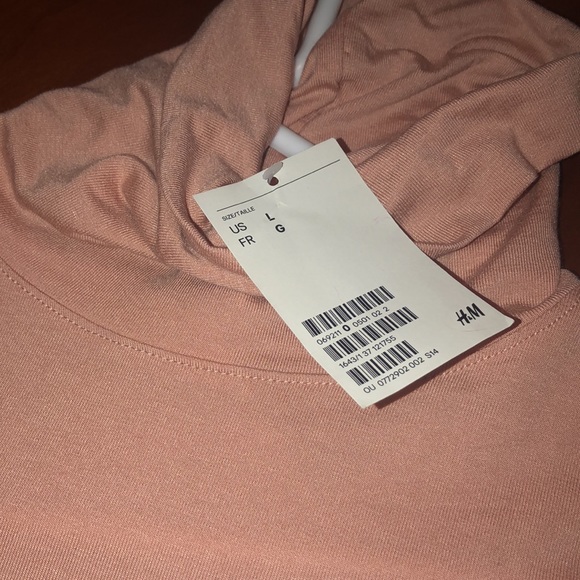 NWT H&M blush turtleneck size Large - Picture 3 of 6